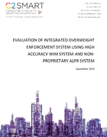 Evaluation of Integrated Overweight Enforcement System using High Accuracy WIM System and NonProprietary ALPR System