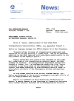 UMTA Names Stewart Taylor as Regional Manager Region IX