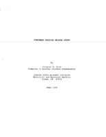 Concrete barrier marker study