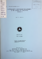 Electromagnetic Environment Measurements of PRT Systems at TRANSPO 72 Volume VI