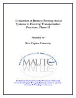 Evaluation of Remote Sensing Aerial Systems in Existing Transportation Practices Phase II