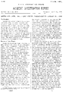 Investigation of Aircraft Accident EASTERN AIRLINES EAST BOSTON MASSACHUSETTS 19480121