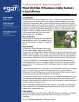 Wood Stork Use of Roadway Corridor Features in South Florida Project Summary