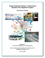 Oregon regional intelligent transportation systems ITS integration program Final phase II report