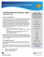 Local Road Safety Peer Exchange  Region 7  An RSPCB Peer Exchange