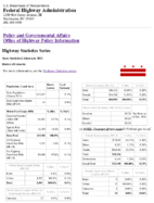 Highway Statistics Series State Statistical Abstracts 2012  District of Columbia