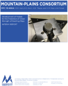 Development of Models for the Prediction of Shear Strength of Swelling Clays