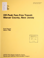 OffPeak FareFree Transit Mercer County New Jersey