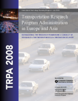 Transportation Research Program Administration in Europe and Asia