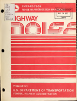 Noise Barrier Design Handbook 1976