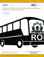 Developing an ROI Assessment Model for Employee Development Programs Implemented by California Transit Agencies