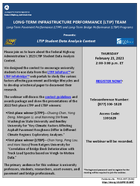 LongTerm Infrastructure Performance LTIP Team