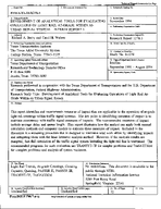 Development of Analytical Tools for Evaluating Operations of Light Rail AtGrade Within an Urban Signal System Interim Report 3