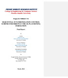 Sequential Synchronization Control Scheme for Freeway Truck Platooning Formation