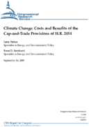Climate Change Costs and Benefits of the CapandTrade Provisions of HR 2454