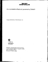 Environmental Effects on Pavements DIMAR