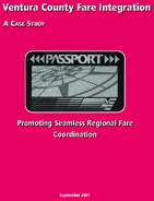 Ventura County Fare Integration A Case Study Promoting Seamless Regional Fare Coordination