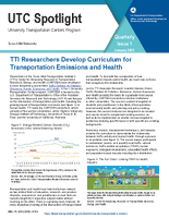 TTI Researchers Develop Curriculum for Transportation Emissions and Health