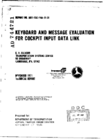Keyboard and message evaluation for cockpit input to data link