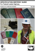 Specification Writers Guide For Federal Lands Highway