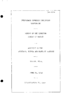 Interstate Commerce Commision Report of the Accident  Investigation Occuring on the ATCHISON TOPEKA AND SANTA FE RAILWAY BARNES OK