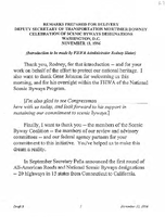 Deputy Secretary of Transportation Mortimer Downey Speeches November 1996