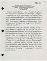 Secretary of Transportation Samuel K Skinner Speeches October 1989