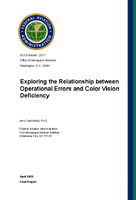 Exploring the Relationship between Operational Errors and Color Vision Deficiency