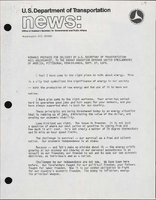 Remarks Prepared for Delivery by US Secretary of Transportation Neil Goldschmidt to the Energy Education Seminar United Steelworkers of America