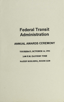 Federal Transit Administration Annual Awards Ceremony 1993