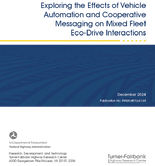 Exploring the Effects of Vehicle Automation and Cooperative Messaging on Mixed Fleet EcoDrive Interactions