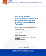 Improving Inventory of and Investment in Bicycle and Pedestrian Facilities Through Targeted Public Outreach