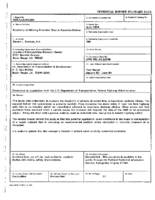 Feasibility of utilizing shredded tires in roadside ditches  final report