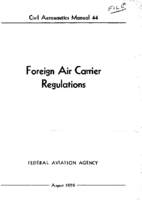 CAM 44 Foreign Air Carrier Regulations 1959