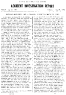 Investigation of Aircraft Accident AMERICAN AIRLINES CHICAGO ILLINOIS 19490326