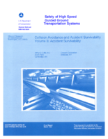 Collision Avoidance and Accident Survivability Volume 3 Accident Survivability