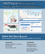 Signal Performance Measures Pilot Implementation