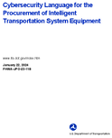 Procurement Language Cybersecurity Apps Intelligent Transportation System ITS