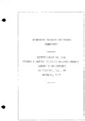 Interstate Commerce Commision Report of the Accident  Investigation Occuring on the CHICAGO AND EASTERN ILLINOIS RAILROAD THORNTON IL