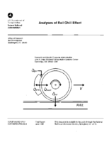 Analyses of rail chill effect