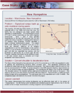 FHWA Localized Bottleneck Reduction Program Case Study  New Hampshire