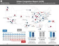 Urban Congestion Report UCR A Snapshot of YeartoYear Congestion Trends in the US for July through September 2019