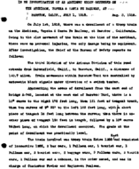 Interstate Commerce Commission Report of the Accident  Investigation Occurring on the ATCHISON TOPEKA AND SANTA FE RAILWAY BARSTOW CA