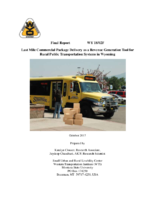 Last Mile Commercial Package Delivery as a Revenue Generation Tool for Rural Public Transportation Systems in Wyoming