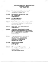 Deputy Secretary of Transportation Mortimer Downey Speeches January 1994