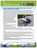 FHWA Ebike Case Study Series Portland Oregon Establishes Adaptive Bikeshare Program to Expand Mobility for Individuals with Disabilities