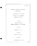 Interstate Commerce Commision Report of the Accident  Investigation Occuring on the CENTRAL RAILROAD OF NEW JERSEY CHATSWORTH NJ