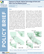Exposure to Electric Vehicle Technology at Home and Work Can Fuel Market Growth Policy Brief