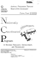 Nationally Coordinated Program of Highway Research Development and Technology Annual Progress Report Executive Summary Fiscal Year 1989