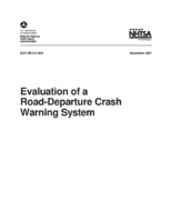 Evaluation of a RoadDeparture Crash Warning System